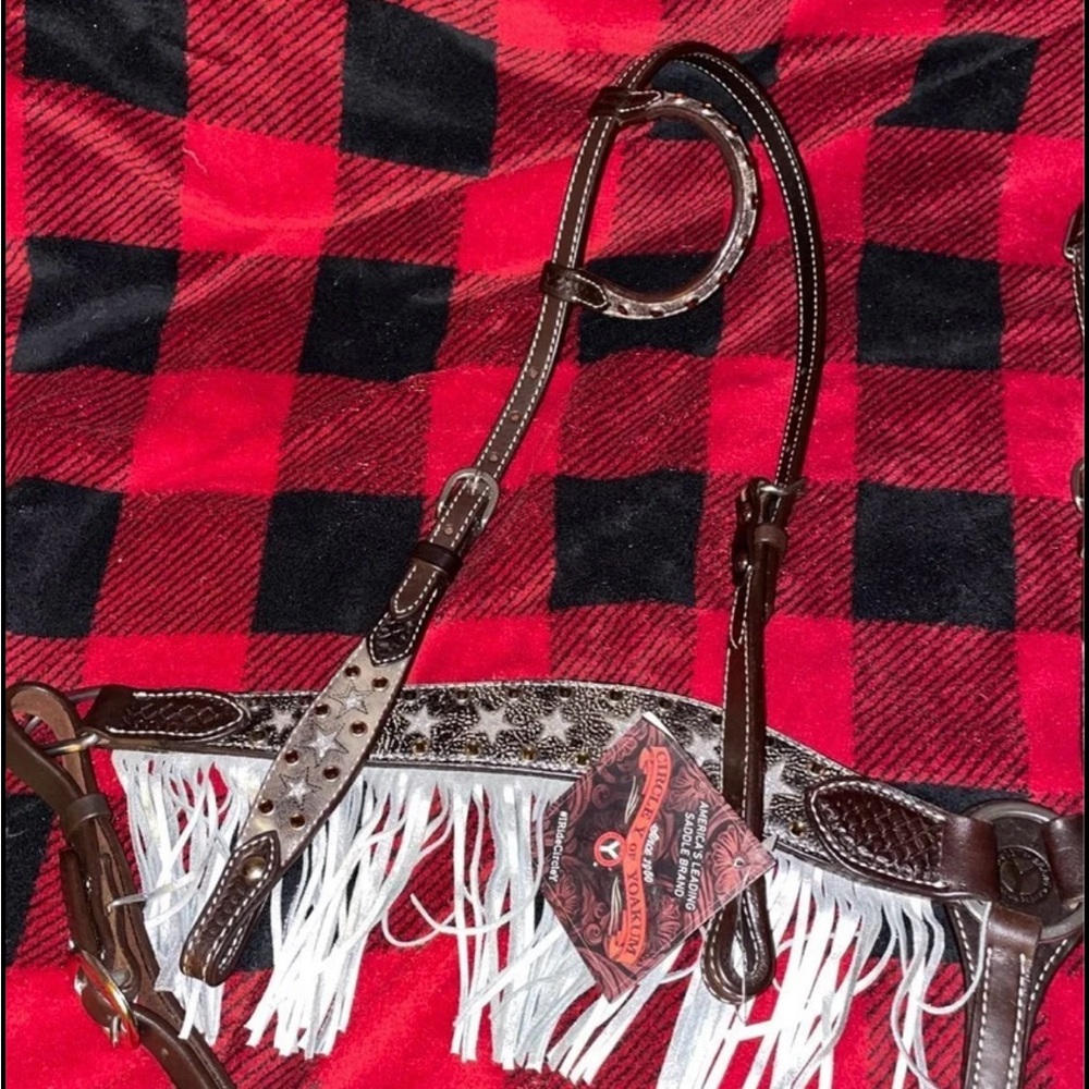 Circle Y Sliver Star Tack Set